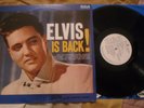 ELVIS PRESLEY ELVIS IS BACK  RARE ITALY PROMO WHITE LABEL LP 1981+INNERPHOTOS