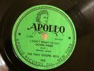 BLUES TWO GOSPEL KEYS (acoustic guitar & tambourine)Apollo  Don't Want to Go E+