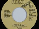 Funk Boogie 45 PLUSH Free And Easy RCA promo HEAR