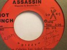 HOT LUNCH - dizzy / celebrate the criminal - ASSASSIN RARE SIGNED PUNK ROCK