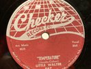 Blues 78 Record Checker Little Walter Temperture / Boom Boom Out Goes the Lights