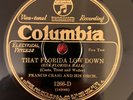 COLUMBIA 1266-D Francis Craig and his Orch 78rpm That Florida Low Down