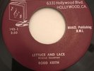 SONG POEM Beat Of The Traps RODD KEITH. Beatle Bop Lettuce And Lace M.S.R. MSR