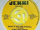 Modern Soul 45  -  Tony Troutman - What's The Use   -  Jerri Re Issue