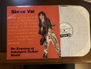 STEVE VAI An Evening Of Indulgent Guitar Music Live '85 2LPs 1989 Release Sealed