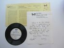 THE BEATLES  FAN CLUB FLEXI  RECORD CHRISTMAS 1963  WITH  FAN CLUB LETTER