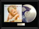 VAN HALEN 1984 ALBUM FRAMED LP WHITE GOLD PLATINUM TONE RECORD VINYL LP NON RIAA