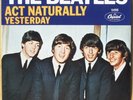 Super Nice The Beatles Act Naturally & Yesterday - NM Picture Sleeve