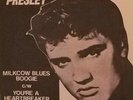 ELVIS PRESLEY REPRO/BOOTLEG 45 rpm PICTURE SLEEVE ONLY -MILKCOW BLUES BOOGIE