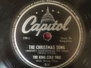 NAT KING COLE TRIO - The Christmas Song - Original 1946 Capitol 78 rpm - EX-