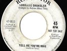 Rare Soul-Lorraine Chandler-RCA 8810-DJ Copy-Tell Me Your Mine/What Can I-LISTEN