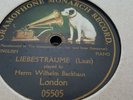 HERR WILHELM BACKHAUS LISZT LIEBESTRAUME GRAMOPHONE MONARCH 05505