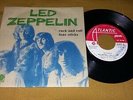 LED ZEPPELIN PORTUGUESE SINGLE 7/45 ROCK AND ROLL FOUR STICKS PORTUGAL RARE