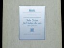 Bach: Solo Cello Suites - Pierre Fournier **Deutsche Archiv ED1 Stereo 3LP Set**
