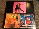 3 LP's Cyndi Lauper - She's Unusual & True Colors + Belinda Carlisle 33RPM Vinyl