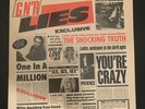 gnr lies Rare vinyl Lp 1988 Uncensored Cover Vinyl EX+ to NM Live Like A Suicide