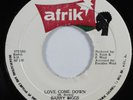 Reggae 45 BARRY BIGGS Love Come Down AFRIK HEAR