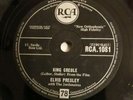 ELVIS PRESLEY KING CREOLE b/w DIXIELAND ROCK RCA 78 RPM