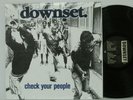 DOWNSET. - CHECK YOUR PEOPLE LP 2000 US ORIG EPITAPH MADBALL AGNOSTIC FRONT NYHC