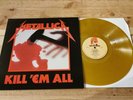 Metallica - Kill em all LP golden vinyl thrash metal