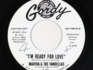 Northern Soul 45 - Martha & Vandellas - I'm Ready For Love - Gordy - VG++ promo