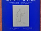 DEVY ERLIH ' MAURICE RAVEL, SONATE POUR VIOLON  ET PIANO, TZIGANE' ED1. NM