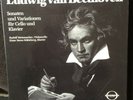 Ludwig Van Beethoven Sonaten Und Variationen Für Cello Und Klavier LPs wie Neu
