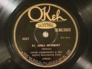 JAZZ LOUIS ARMSTRONG St. James Infirmary OKEH 8657  Large Black 1st Label