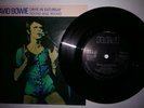 David Bowie Drive In Saturday Black Solid Centre Lifetimes (Irish) Rare   Mint