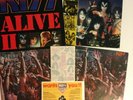 KISS ALIVE 2 LP EX CON BOOKLET TATTOO SHEET AND ORDER FORM NO MEGO AUCOIN