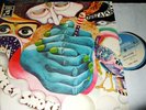 SWEET SMOKE : JUST A POKE LP COLUMBIA GERMANY REISSUE