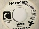 RARE GARAGE 45 John English III and The Lemondrops Moonglow Lbl. PROMO MINT