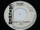 BLUES R&B 45 - SONNY BOY WILLIAMSON - YOUR FUNERAL & MY TRIAL - CHECKER - PROMO