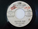 Riptides Machine Gun/Deep Blue Challenge Promo 45 Surf Rockabilly VG/G+ READ