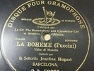 Opera 78 rpm JOSEFINA HUGUET Gramophone G & T (1902) LA BOHEME Valse di Musetta