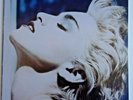 MADONNA  - True Blue - Vinyl LP 1st Press 1986 Shire 1-25442 Poster Lyrics