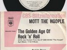 MOTT THE HOOPLE * The Golden Age Of Rock'n'Roll * 1974 PROMO German 45 *