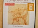 SERGIU LUCA violin solo Bach sonatas NONESUCH PROMO box 3LP w/book  NM