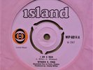 WYNDER K FROG I AM A MAN / SHOOK SHIMMY SHAKE OG UK PINK ISLAND 7