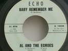 Al And The Echoes Echo 1003 BABY REMEMBER ME / THE WHOLE TOWNS TALKING (R&R 45)