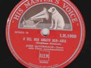 John McCormack – 78 rpm HMV IF1000: O del mio amato ben/Luoghi sereni e cari; E+