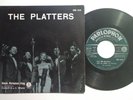 THE PLATTERS ONLY YOU+3 FEDERAL VERSION PARLOPHON ITALY EP+PS RARE DOO WOP