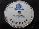 SARAH GORBY Londisc 1841 JEWISH 78rpmn IN DER FINSTER / PAPIR IS WAIS