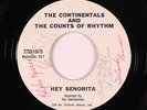 Doo-Wop 45 - Continentals & Counts Of Rhythm - Hey Senorita - autographs - rare