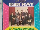 A Goza With Ricardo Ray 3 Dimensions RARE BLACK/BLUE SWIRL LP FONSECA H. F. 1109