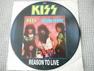 KISS Reason To Live  PICTURE DISC LP 1987 MINT