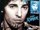 BRUCE SPRINGSTEEN RIVER ORIG AUTOGRAPHED WHITE LABEL PROMO LP w/BACKSTAGE PASS