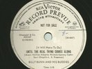 DOOWOP R&B 78 - FLEXI DISC - BILLY BUNN & HIS BUDDIES- HEAR 1952  RCA DJ 20-4657