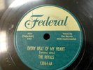 Royals DOO WOP 78 EVERY BEAT OF MY HEART / ALL NIGHT LONG on Federal VG+  RJ 733