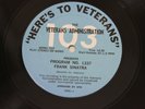 Here's to Veterans LP Radio Show Josh White Jr 1338 Frank Sinatra 1337 Promo 103